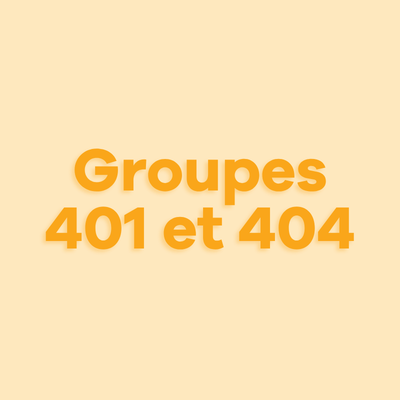 Image Groupes 401 et 404